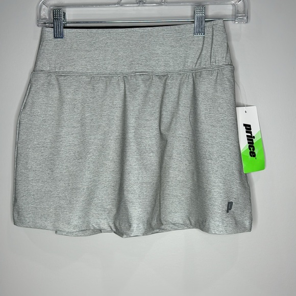 Prince Women's Match Knit Tennis Skort Grey - Picture 5 of 6